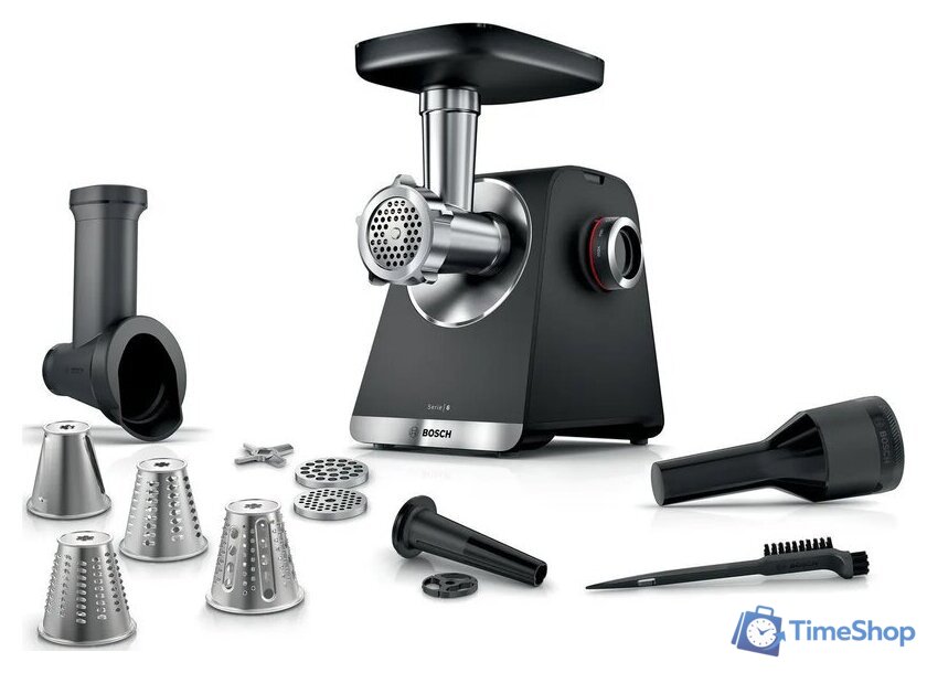 Мясорубка Bosch Serie 6 MFWS641B - Изображение №1 — Интернет-магазин Time-Shop