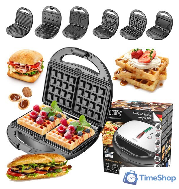 Многофункциональная сэндвичница Camry CR 3057 - Изображение №11 — Интернет-магазин Time-Shop
