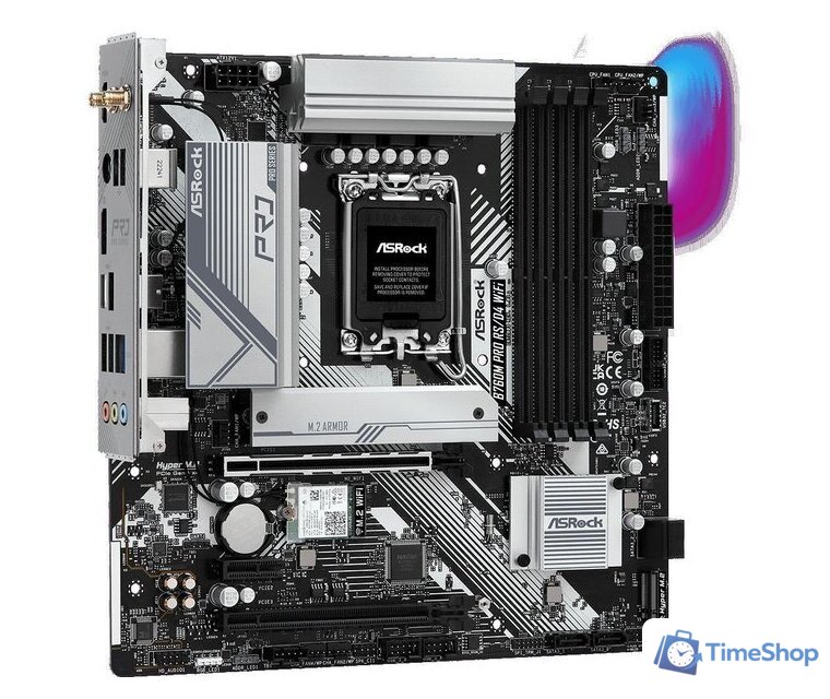 Материнская плата ASRock B760M Pro RS/D4 WiFi - Изображение №4 — Интернет-магазин Time-Shop