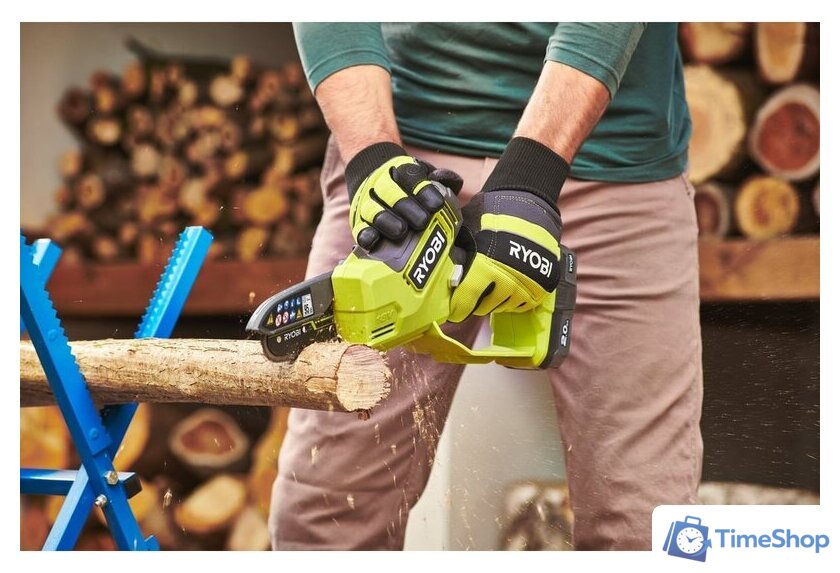 Аккумуляторная пила Ryobi RY18PSX10A-120 5133005434 (с 1-м АКБ) - Изображение №9 — Интернет-магазин Time-Shop