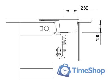 Кухонная мойка Blanco Zia 40 S (серый беж) [517411] - Изображение №4 — Интернет-магазин Time-Shop