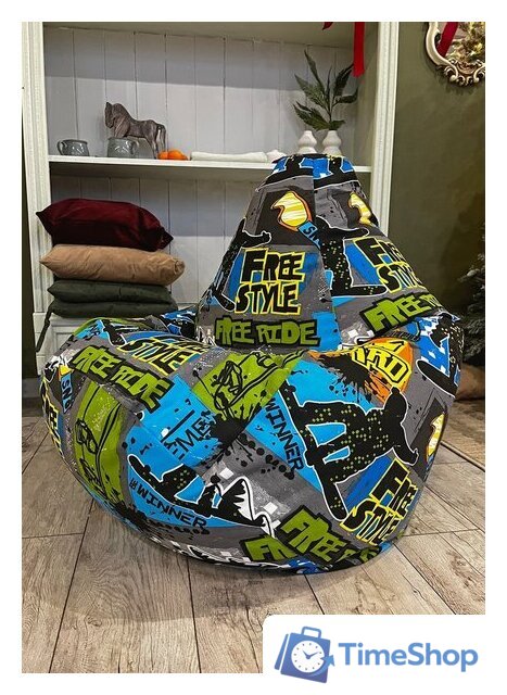 Кресло-мешок Flagman Груша Макси Г2.4-50 Фристайл 01 - Изображение №11 — Интернет-магазин Time-Shop