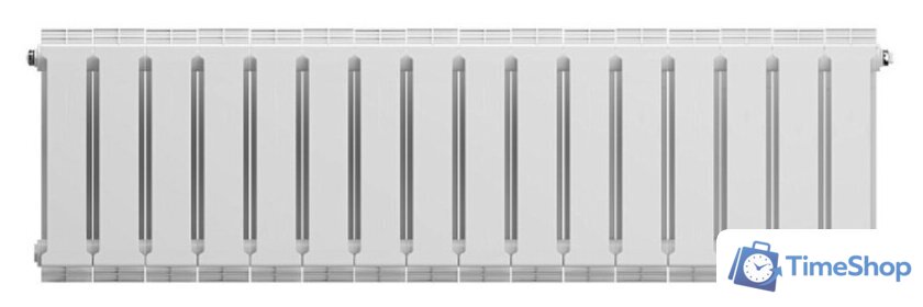 Биметаллический радиатор Royal Thermo PianoForte 300 Bianco Traffico (16 секций) - Изображение №2 — Интернет-магазин Time-Shop