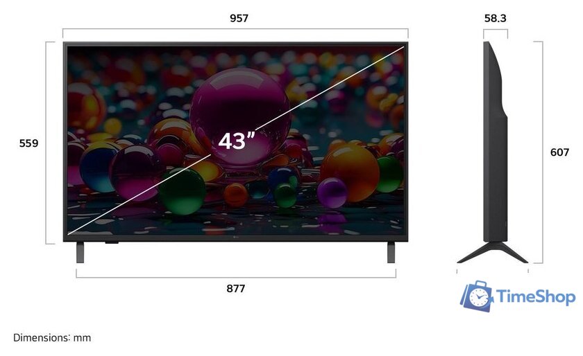 Телевизор LG UHD AI UA75 43UA75009LA - Изображение №4 — Интернет-магазин Time-Shop