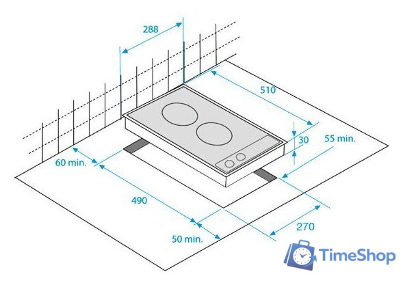 Варочная панель BEKO HDMC 32400 TX - Изображение №2 — Интернет-магазин Time-Shop