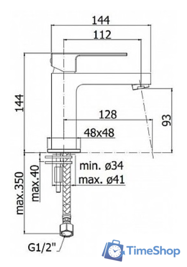 Смеситель Paffoni Elle EL071NO - Изображение №2 — Интернет-магазин Time-Shop