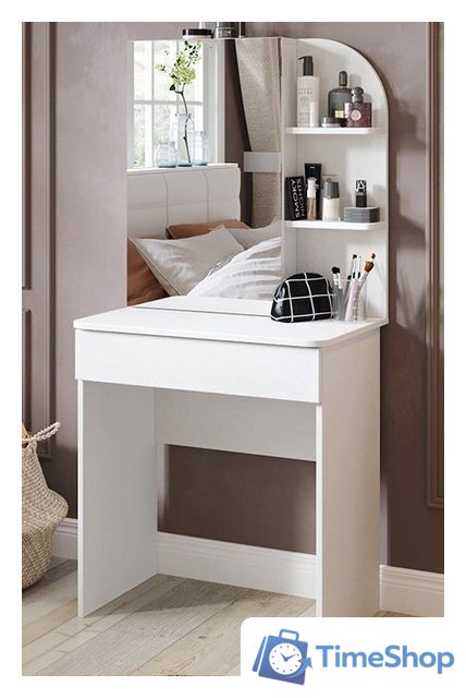 Туалетный столик с зеркалом Трия Майя (белый ясень) - Изображение №1 — Интернет-магазин Time-Shop