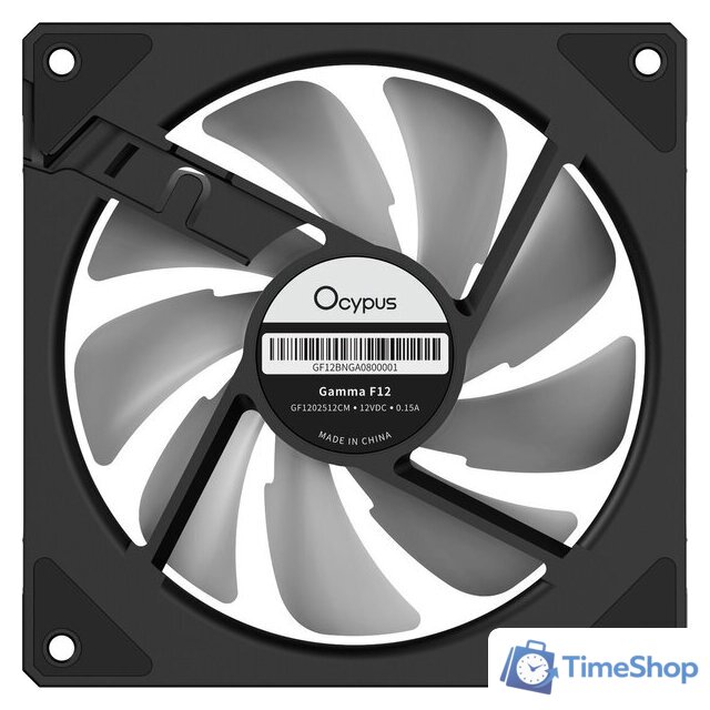 Вентилятор для корпуса Ocypus Gamma F12 BK ARGB Reverse Blade - Изображение №3 — Интернет-магазин Time-Shop