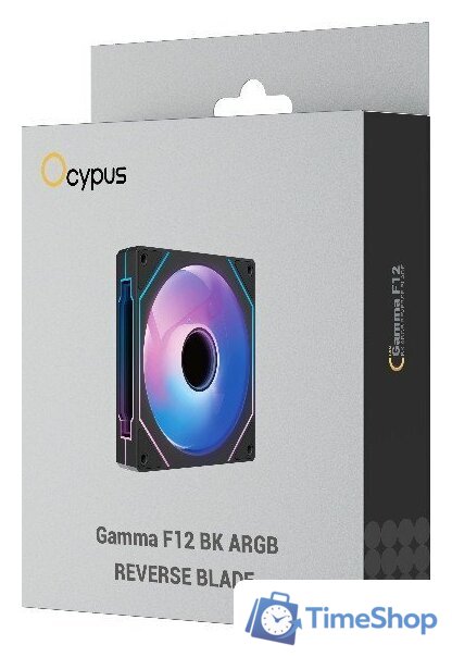 Вентилятор для корпуса Ocypus Gamma F12 BK ARGB Reverse Blade - Изображение №6 — Интернет-магазин Time-Shop