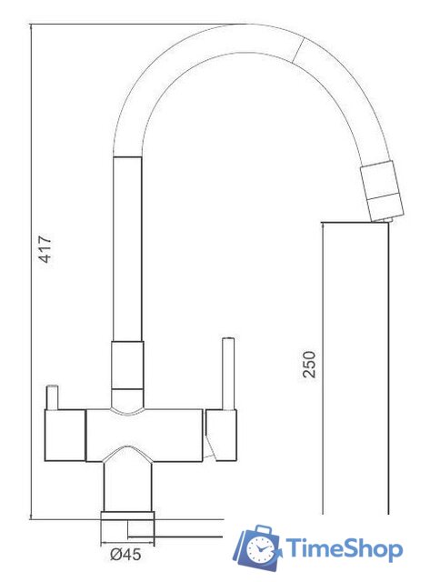 Смеситель Gappo G4398-30 - Изображение №11 — Интернет-магазин Time-Shop