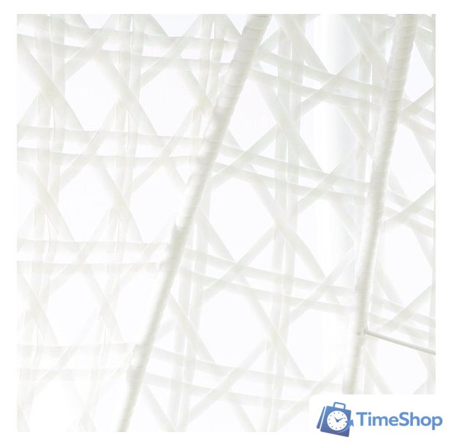 Подвесное кресло M-Group Капля Люкс 11030104 (белый ротанг/зеленая подушка) - Изображение №5 — Интернет-магазин Time-Shop