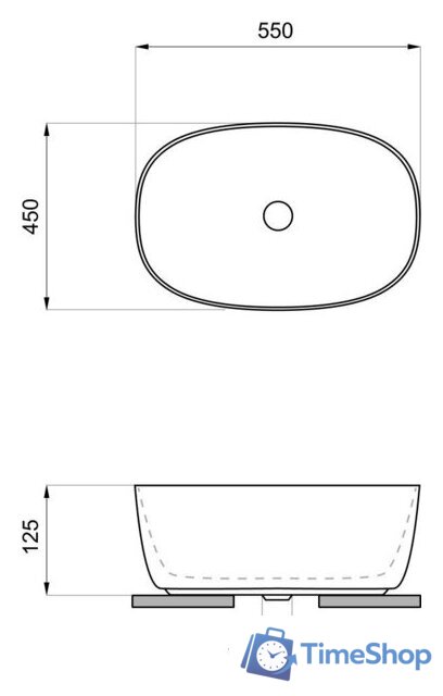 Умывальник Wellsee Belle Spa 2.0 335806000 - Изображение №9 — Интернет-магазин Time-Shop