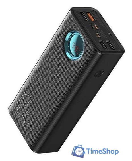 Внешний аккумулятор Baseus Amblight Digital Display Fast Charge Power Bank 65W 26800mAh (черный) - Изображение №2 — Интернет-магазин Time-Shop