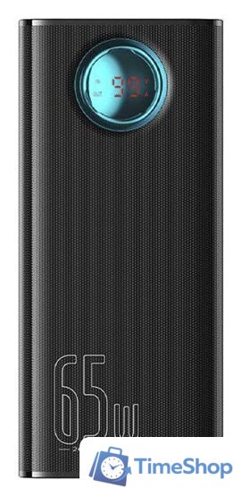 Внешний аккумулятор Baseus Amblight Digital Display Fast Charge Power Bank 65W 26800mAh (черный) - Изображение №1 — Интернет-магазин Time-Shop