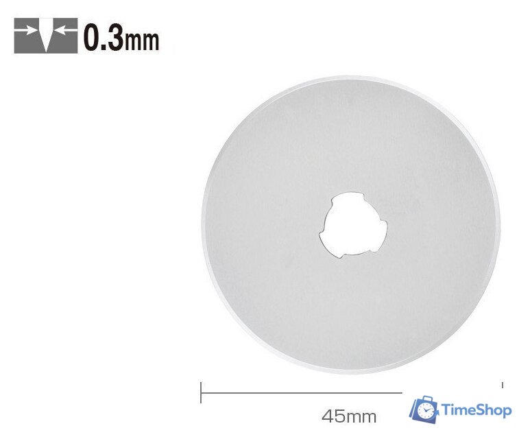Набор сменных лезвий OLFA RB45-10 (10шт) - Изображение №2 — Интернет-магазин Time-Shop