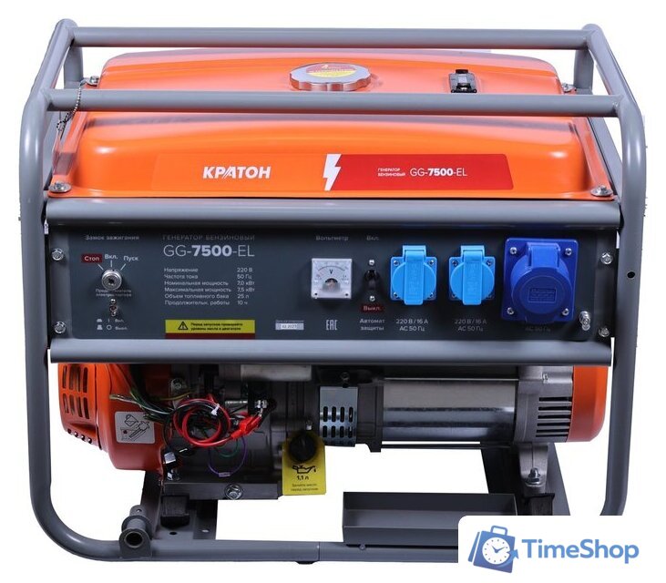 Бензиновый генератор Кратон GG-7500-EL - Изображение №2 — Интернет-магазин Time-Shop