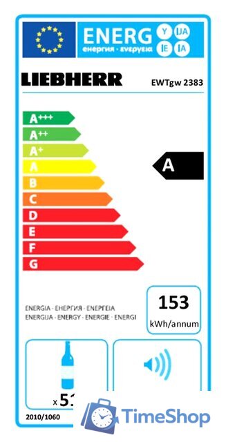 Винный шкаф Liebherr EWTgw 2383 Vinidor - Изображение №7 — Интернет-магазин Time-Shop