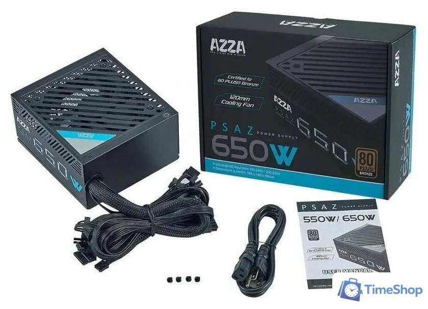 Блок питания AZZA PSAZ-650B - Изображение №6 — Интернет-магазин Time-Shop