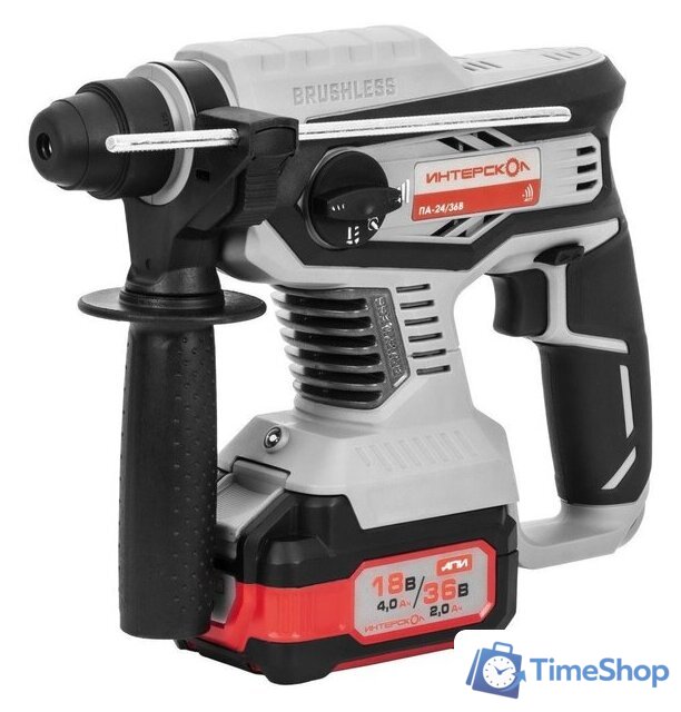 Перфоратор Интерскол ПА-24/36В (с 2-мя АКБ, кейс) - Изображение №1 — Интернет-магазин Time-Shop
