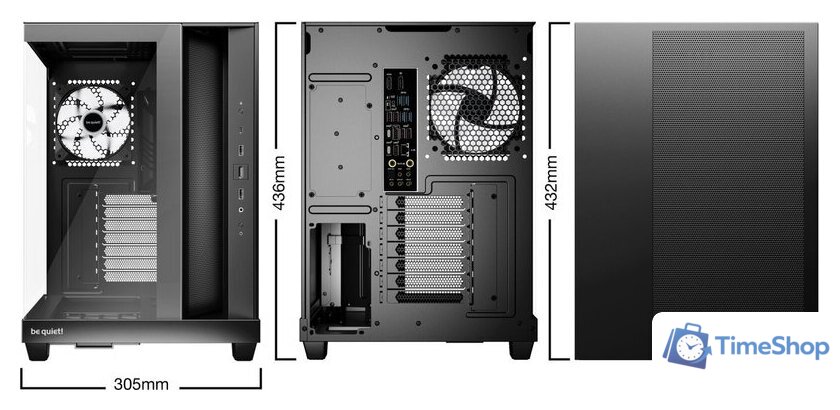 Корпус be quiet! Light Base 500 LX Black BGW85 - Изображение №2 — Интернет-магазин Time-Shop