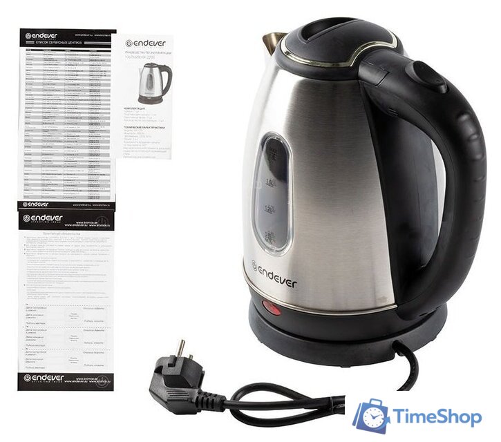 Электрический чайник Endever KR-220S - Изображение №9 — Интернет-магазин Time-Shop