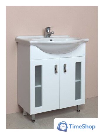  Onika Тумба под умывальник Кристалл 65.18 (белый) [106513] - Изображение №2 — Интернет-магазин Time-Shop