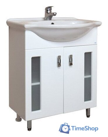  Onika Тумба под умывальник Кристалл 65.18 (белый) [106513] - Изображение №1 — Интернет-магазин Time-Shop