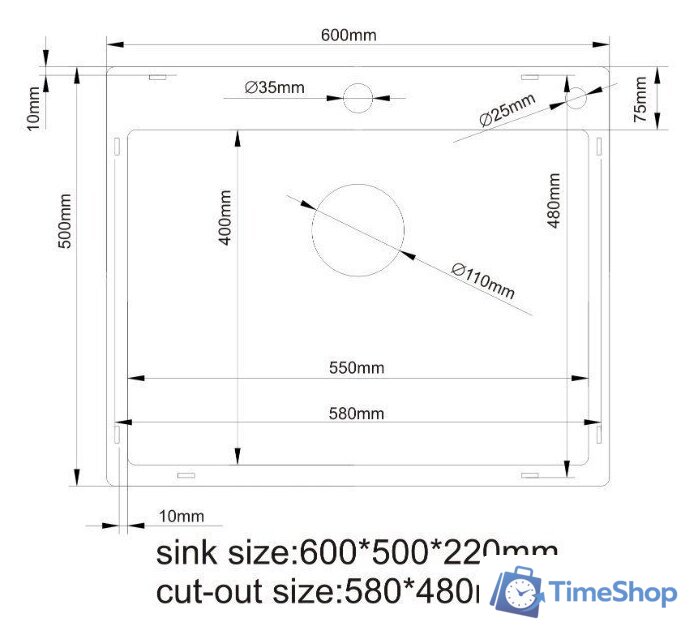Кухонная мойка Stellar S6050S-S1 (сатин) - Изображение №5 — Интернет-магазин Time-Shop