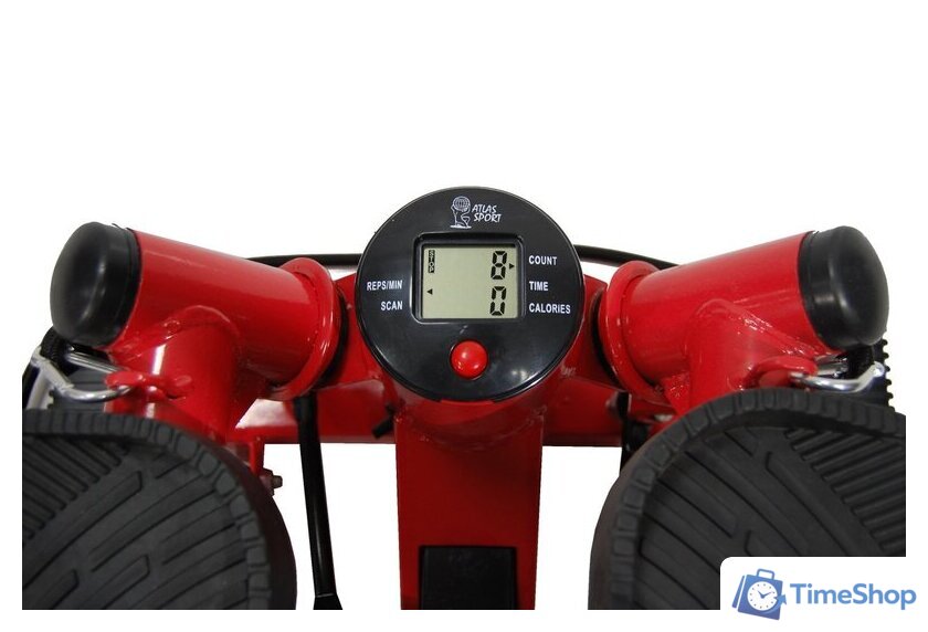 Классический степпер Atlas Sport AS-307 (черный/красный) - Изображение №5 — Интернет-магазин Time-Shop