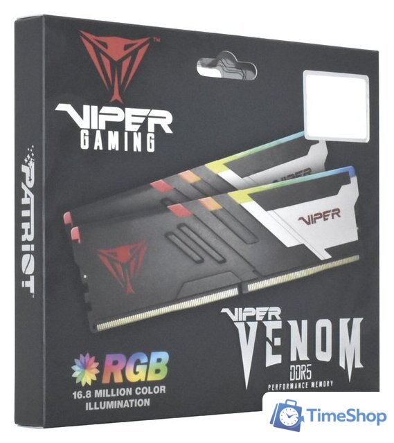 Оперативная память Patriot Viper Venom RGB 2x8ГБ DDR5 6000 МГц PVVR516G600C36K - Изображение №6 — Интернет-магазин Time-Shop