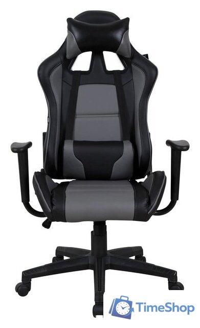 Игровое (геймерское) кресло Brabix GT Racer GM-100 (черный/серый) - Изображение №5 — Интернет-магазин Time-Shop