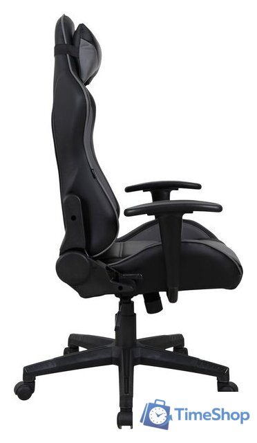 Игровое (геймерское) кресло Brabix GT Racer GM-100 (черный/серый) - Изображение №2 — Интернет-магазин Time-Shop