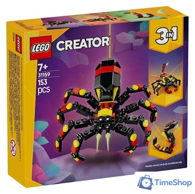 Конструктор LEGO Creator 3 в 1 31159 Удивительный паук - Изображение №1 — Интернет-магазин Time-Shop