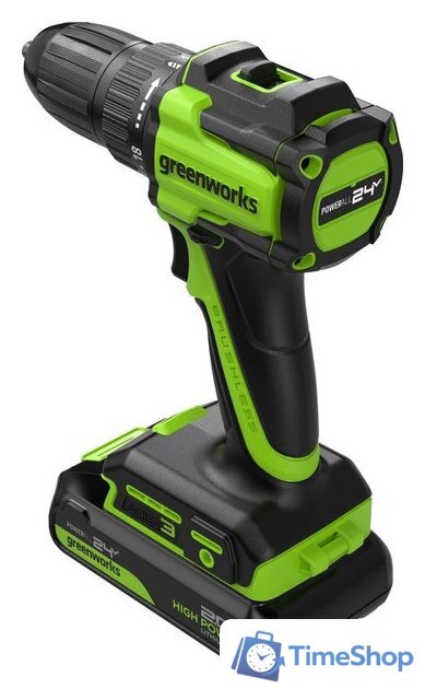 Дрель-шуруповерт Greenworks DD345 3708307CUA (с 1-им АКБ) - Изображение №11 — Интернет-магазин Time-Shop