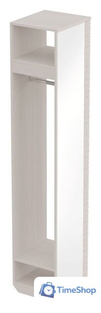 Вешалка для одежды Мебельград Элана с зеркалом (бодега белая) - Изображение №1 — Интернет-магазин Time-Shop