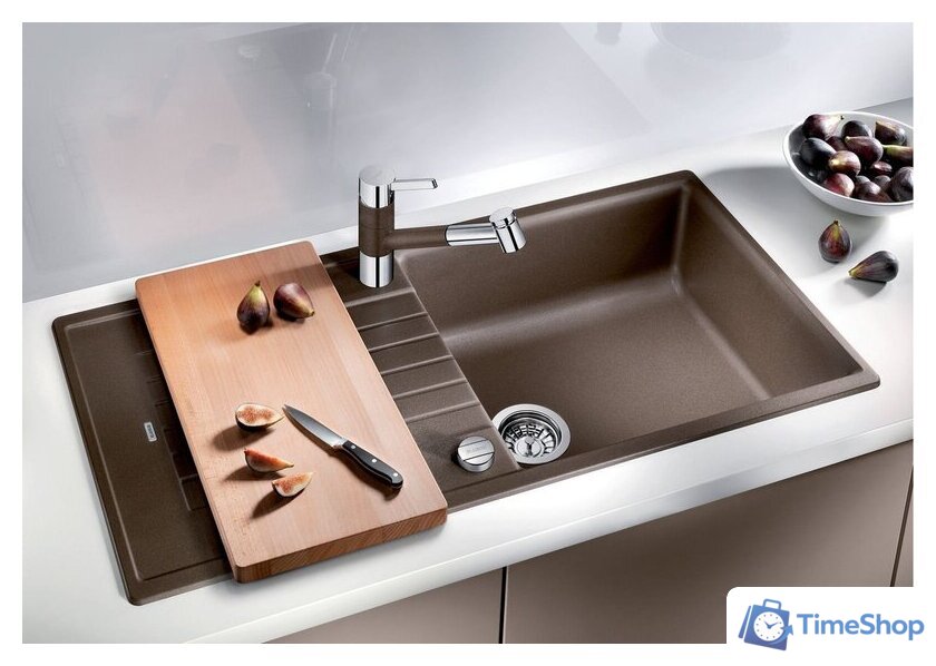 Кухонная мойка Blanco Zia XL 6 S 517561 (белый, клапан-автомат) - Изображение №3 — Интернет-магазин Time-Shop