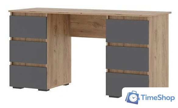 Стол Стендмебель Хелен ПС-02 (серый графит/дуб крафт золотой) - Изображение №1 — Интернет-магазин Time-Shop