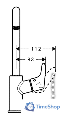 Смеситель Hansgrohe Focus E2 31609000 - Изображение №3 — Интернет-магазин Time-Shop