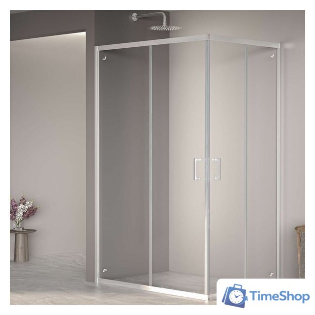 Душевой уголок RGW PA-040 3508104092-11 90x120 (хром/прозрачное стекло) - Изображение №1 — Интернет-магазин Time-Shop