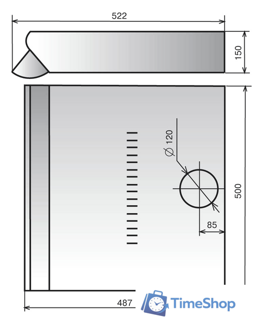 Кухонная вытяжка Elikor Europa 50П-290-П3Л (белый) - Изображение №11 — Интернет-магазин Time-Shop