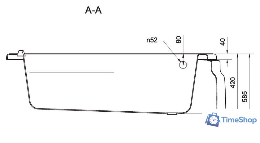 Ванна Cersanit Joanna 140x90R (с экраном и каркасом) - Изображение №8 — Интернет-магазин Time-Shop
