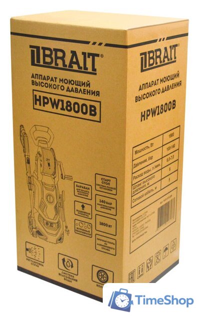Мойка высокого давления Brait HPW 1800B - Изображение №15 — Интернет-магазин Time-Shop