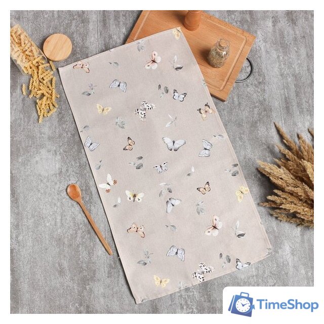 Полотенце Этель Butterflies 9590603 80x150 - Изображение №1 — Интернет-магазин Time-Shop