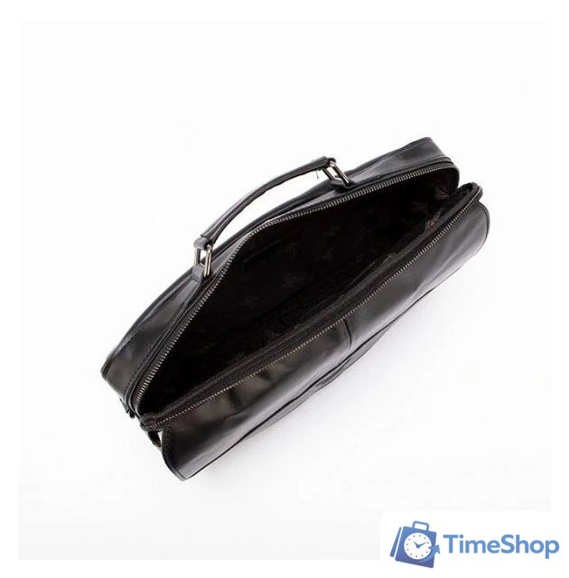Мужская сумка Poshete 253-35202-24-BLK (черный) - Изображение №3 — Интернет-магазин Time-Shop