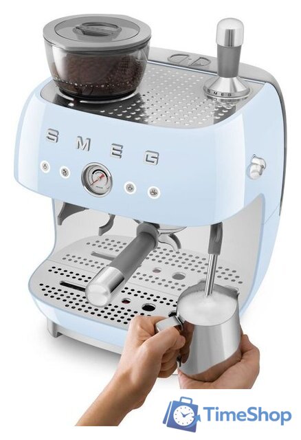 Рожковая кофеварка Smeg EGF03PBEU - Изображение №5 — Интернет-магазин Time-Shop