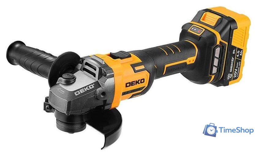 Угловая шлифмашина Deko DKAG-125 083-1063 (с 1-им АКБ) - Изображение №1 — Интернет-магазин Time-Shop