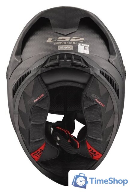 Мотошлем LS2 FF805 Thunder C GP Pro Fim (2XL, черный матовый) - Изображение №13 — Интернет-магазин Time-Shop