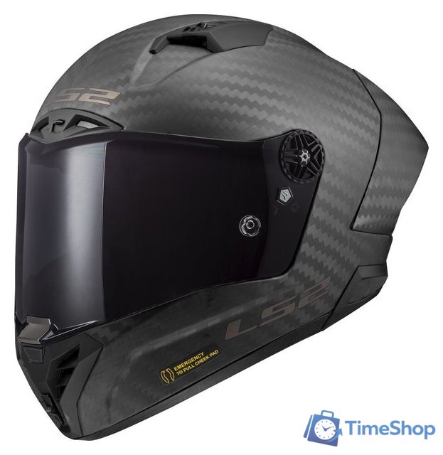 Мотошлем LS2 FF805 Thunder C GP Pro Fim (2XL, черный матовый) - Изображение №9 — Интернет-магазин Time-Shop