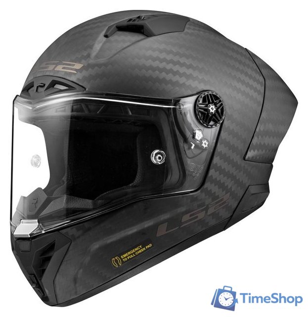 Мотошлем LS2 FF805 Thunder C GP Pro Fim (2XL, черный матовый) - Изображение №10 — Интернет-магазин Time-Shop