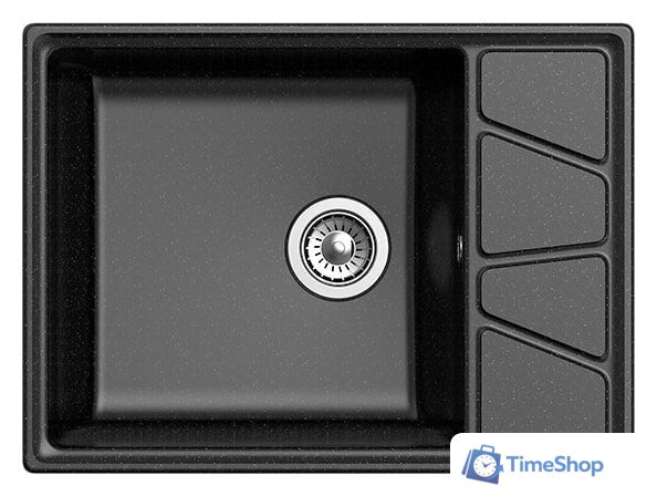 Кухонная мойка GranFest GF-V-680L (черный) - Изображение №2 — Интернет-магазин Time-Shop